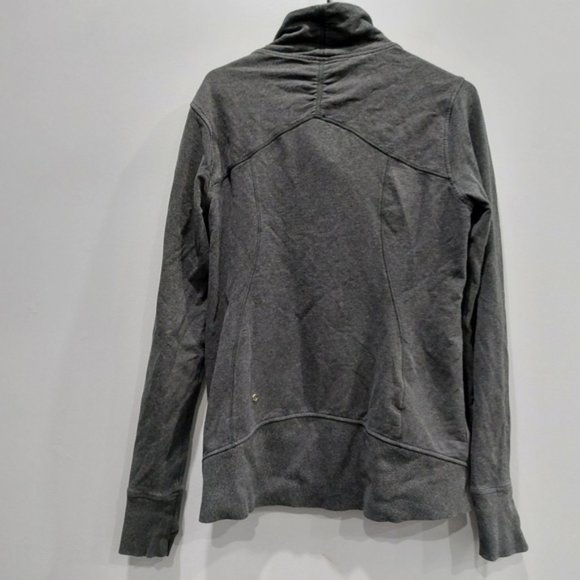 Lululemon Heathered Black Turn Jacket Size 8 - Picture 6 of 9
